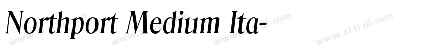 Northport Medium Ita字体转换 Northport Medium Ita字体转换